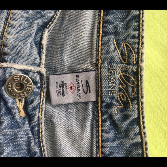 Silver denim skirt - Picture 6 of 6